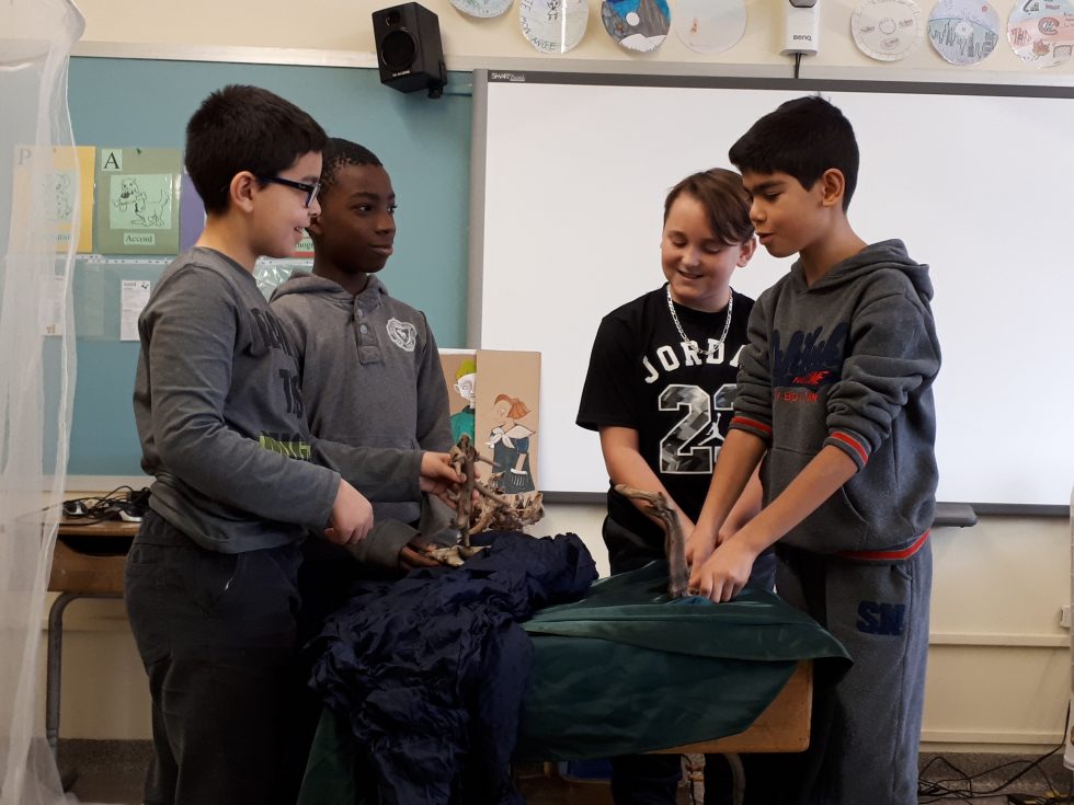 Visite d'une au 5A École DollarddesOrmeaux